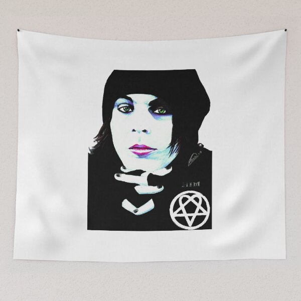 Item preview, Endowed Mige Sparkling Strong  Him Ville Valo Portrait pop designed and sold by TimothySheetsay.