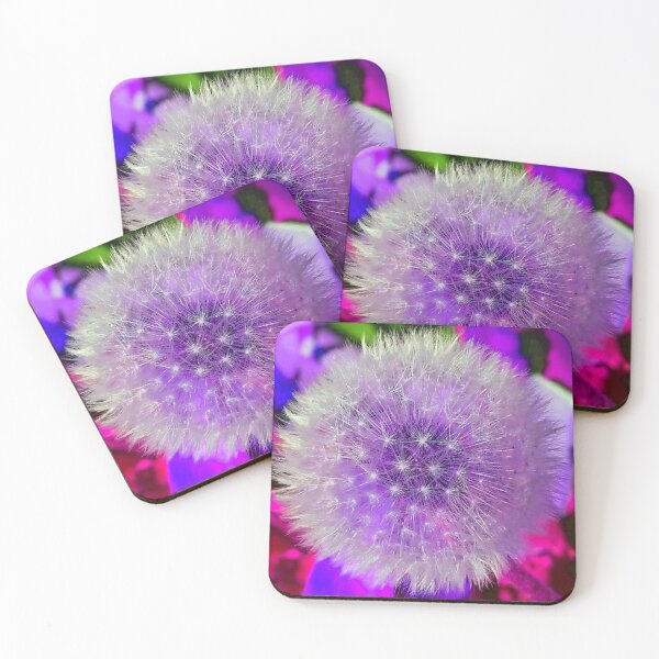 Item preview, Dandelion seeds Purple colors background  by Iritof designed and sold by iritof.