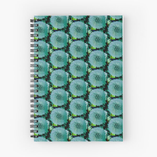 Item preview, Dandelion seeds Teal colors background  by Iritof designed and sold by iritof.