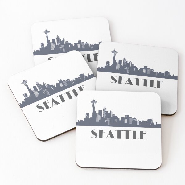 Item preview, Seattle Skyline designed and sold by NiftyTees.