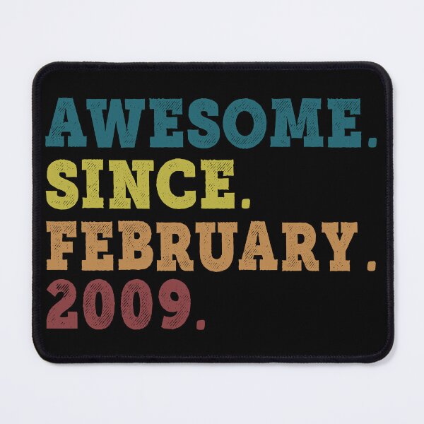 Item preview, Awesome Since February 2009 Retro Vintage 13rd Birthday Gift designed and sold by designbychow.