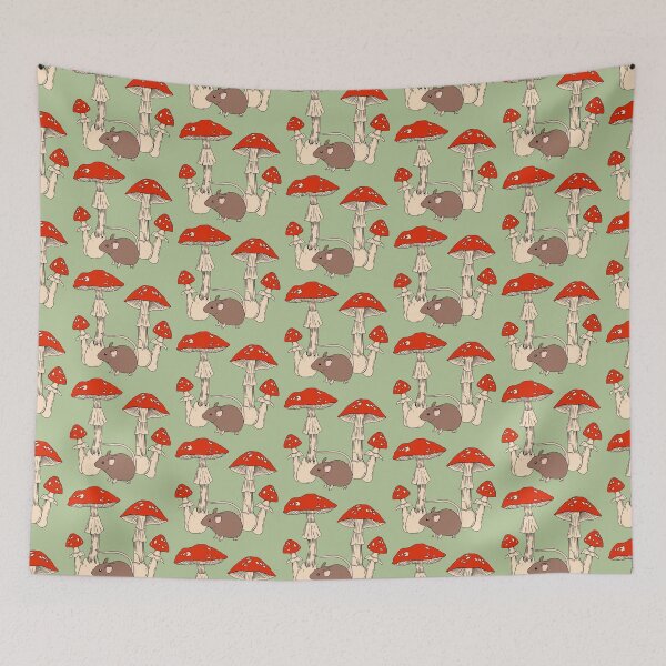 Item preview, Round Mouse and Mushrooms designed and sold by Audrey Pearson.