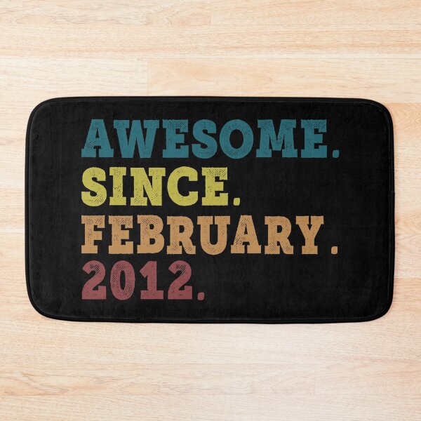 Item preview, Awesome Since February 2012 Retro Vintage 10th Birthday Gift designed and sold by designbychow.