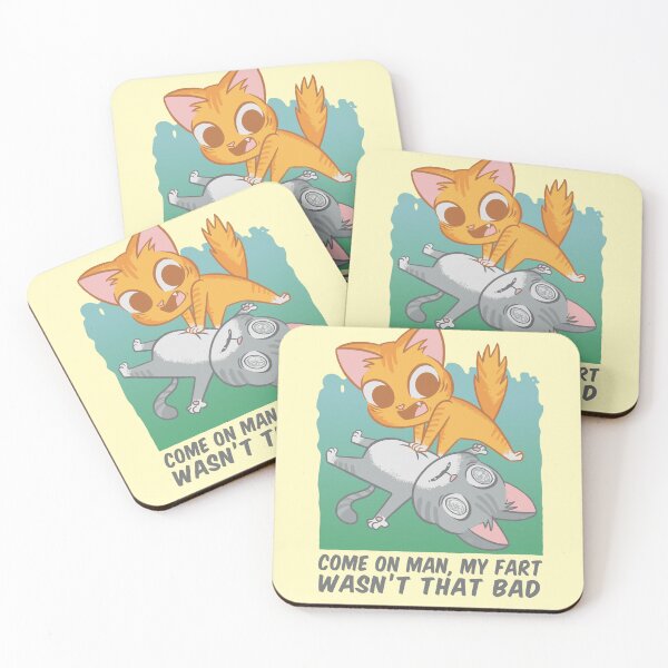 Item preview, funny cat fart joke designed and sold by GabyVGalindo.