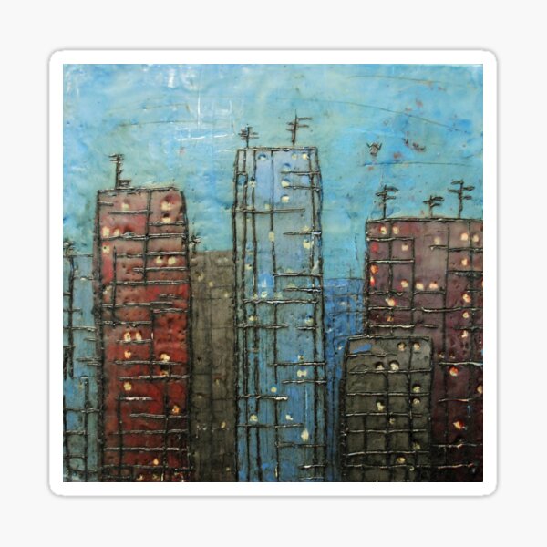 Item preview, City Lights at Dusk designed and sold by TeraFujan.