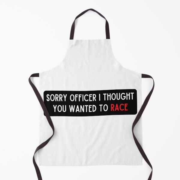 Item preview, Sorry officer I thought you wanted to Race | Funny Motorcycle, Cool Helmet Stickers And Bikers Gift designed and sold by thesmokeydogs.