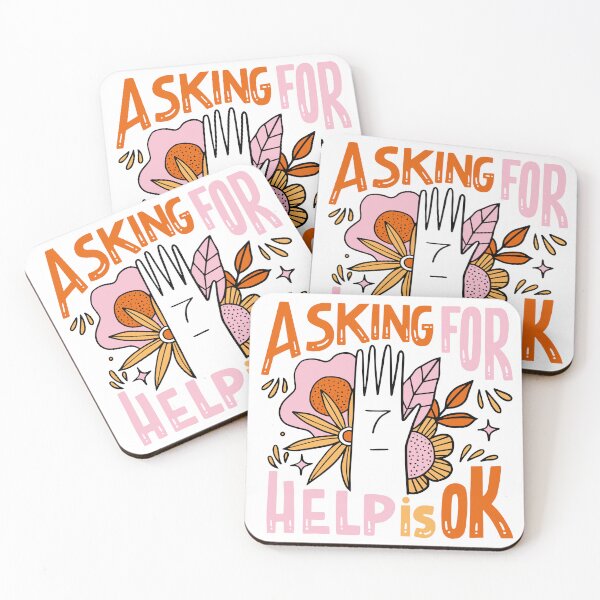 Item preview, Asking for Help is Ok designed and sold by VerboShop.