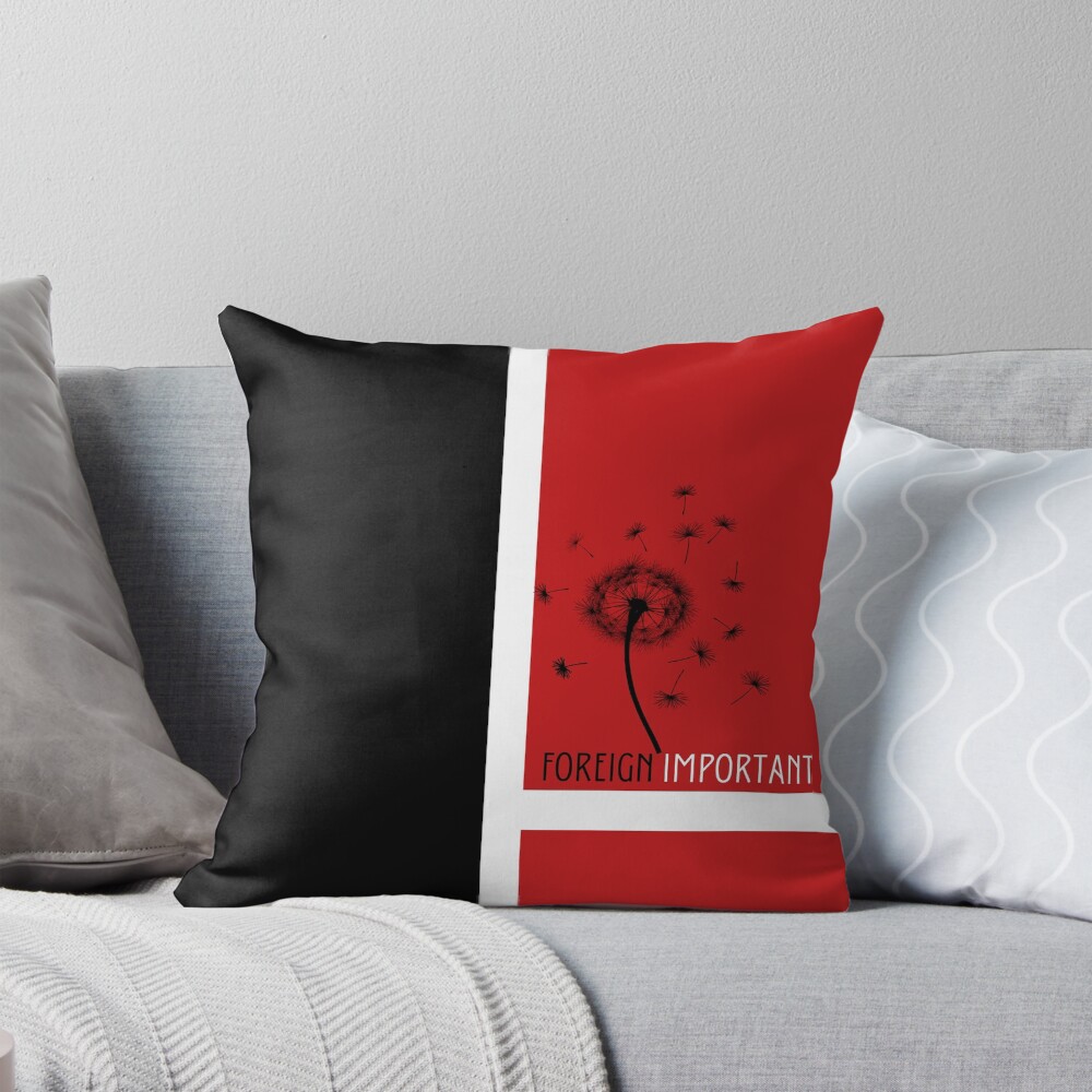 Item preview, Throw Pillow designed and sold by ALITTLEFOREIGN.