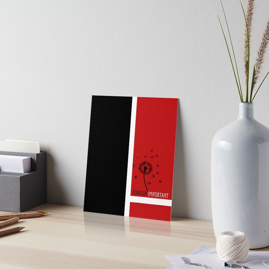 Item preview, Art Board Print designed and sold by ALITTLEFOREIGN.