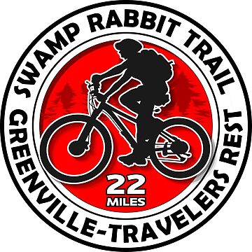 Artwork thumbnail, Swamp Rabbit Trail from Greenville to Travelers Rest, SC 22 mile by leepymock