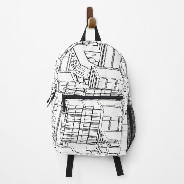Item preview, Cityscape Cartoon Line Art designed and sold by hyproinc.