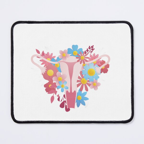 Item preview, Female Reproductive System with Flowers designed and sold by VerboShop.