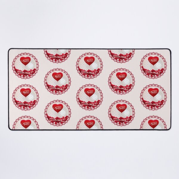 Item preview, Happy Valentine’s Day Roses and Pearls (Red) designed and sold by PawsitiveMum.