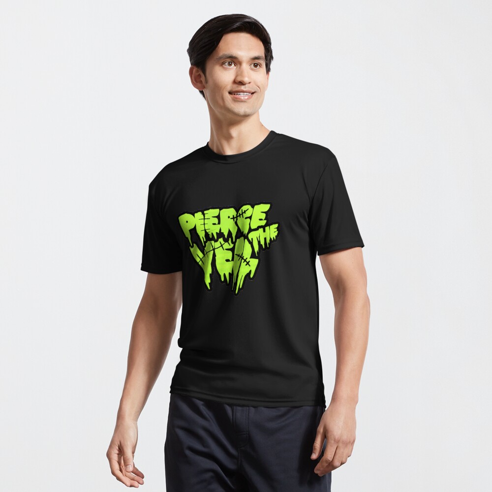 Official Mens The Veil T Shirt Pierce Print Kurzarm Rundhals 