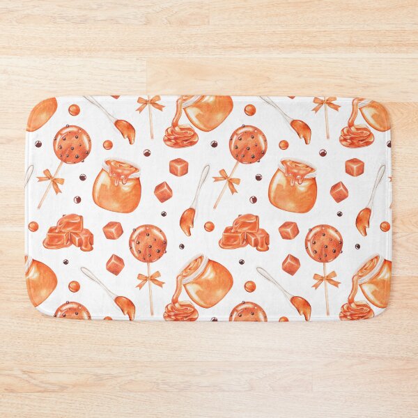 Item preview, Caramel pattern hand-drawn with watercolor paints. designed and sold by Trilisti.