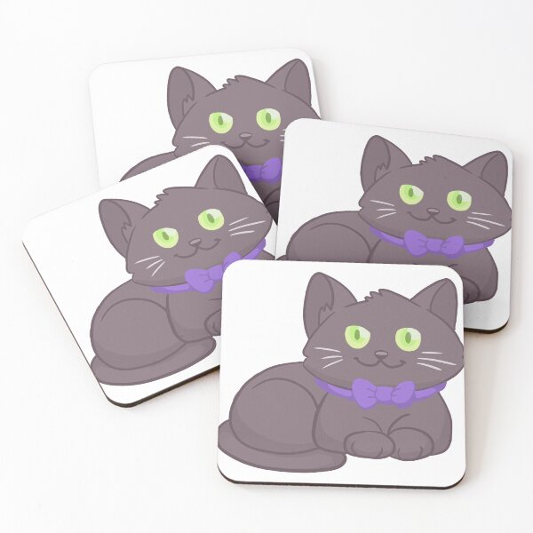 Aperçu de l'œuvre Mignon chat bleu russe Chibi / chaton assis créée et vendue par AgentFM.