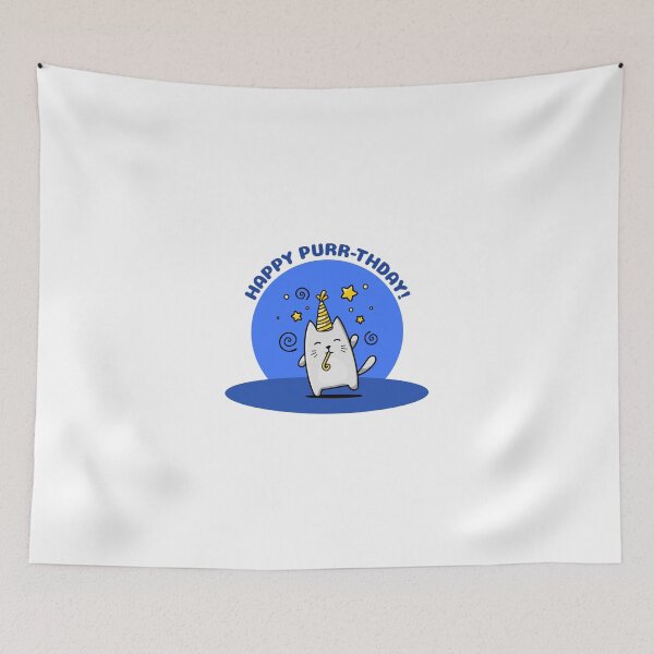 Item preview, Happy Purr-thday! designed and sold by LKDesigns24.