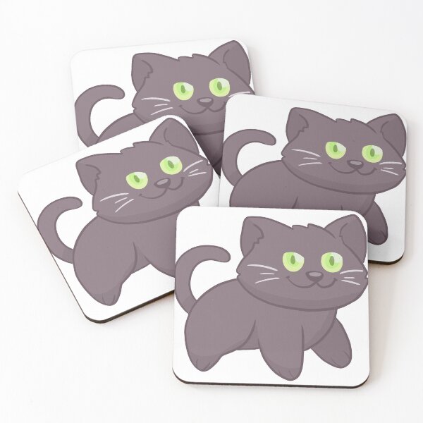 Aperçu de l'œuvre Mignon chat bleu russe Chibi / chaton furtif créée et vendue par AgentFM.