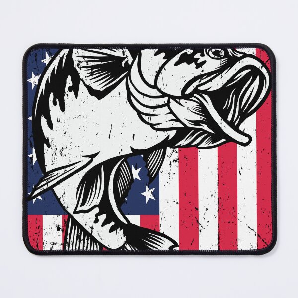 Item preview, usa flag fishing lover designed and sold by hasanmasud.