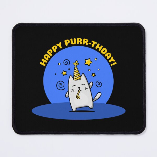 Item preview, Happy Purr-thday! designed and sold by LKDesigns24.