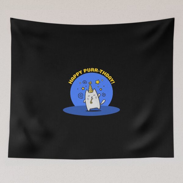 Item preview, Happy Purr-thday! designed and sold by LKDesigns24.