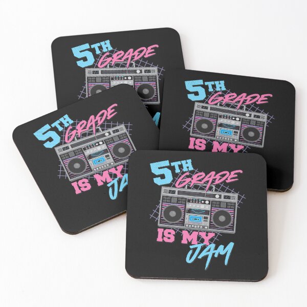 Item preview, 5th Grade Is My Jam Vintage 80s Boombox Teacher Student designed and sold by PrincessBrogan.