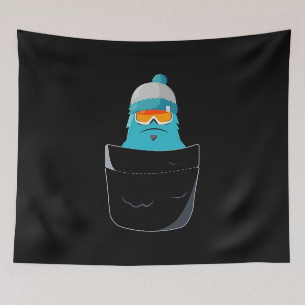 Item preview, Snow Monster in a Pocket designed and sold by TristanNiland.