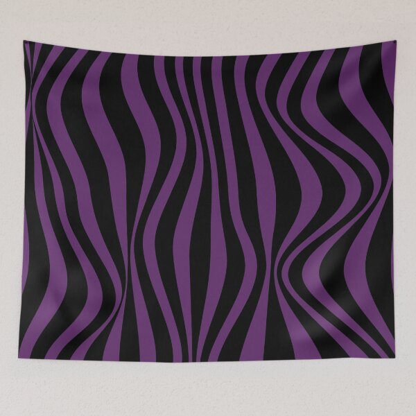 Item preview,  halloween stripes,violet stripes designed and sold by cutecrazytshirt.