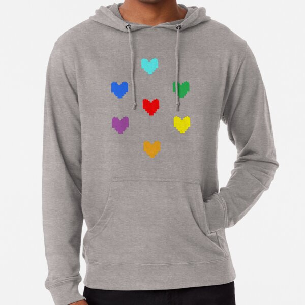 Undertale Coeurs Sweat à capuche léger