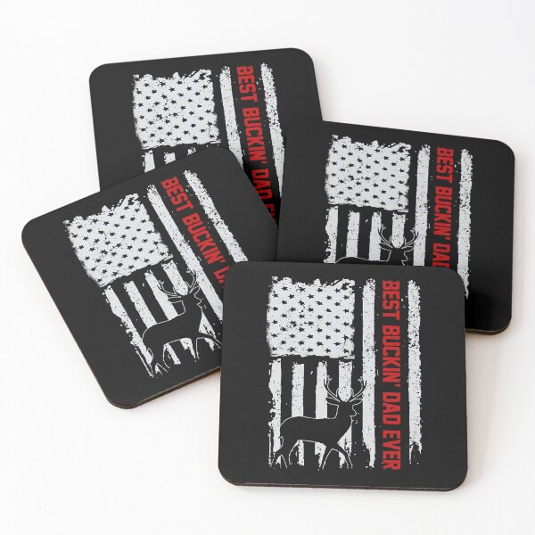 Item preview, USA Flag Best Buckin Dad Ever Deer Hunting designed and sold by RachaelEliezer.