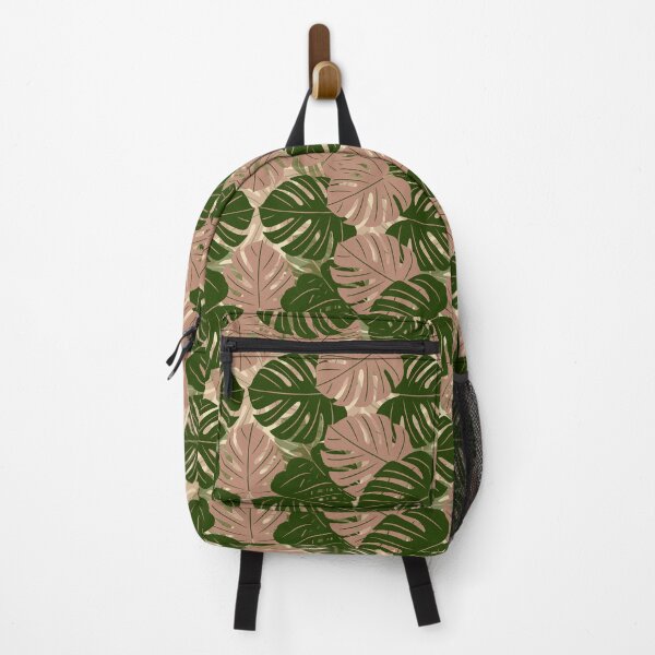 Item preview, Monstera Madness Pattern in Tropical Neutrals designed and sold by draftsxdoodles.