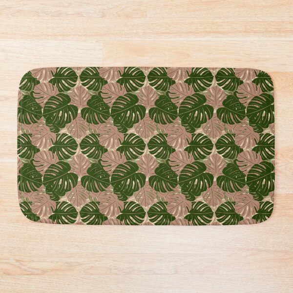 Item preview, Monstera Madness Pattern in Tropical Neutrals designed and sold by draftsxdoodles.