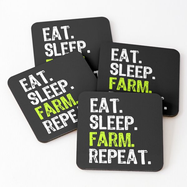 Item preview, Eat Sleep Farm Repeat Farmer Farming designed and sold by judysophia.