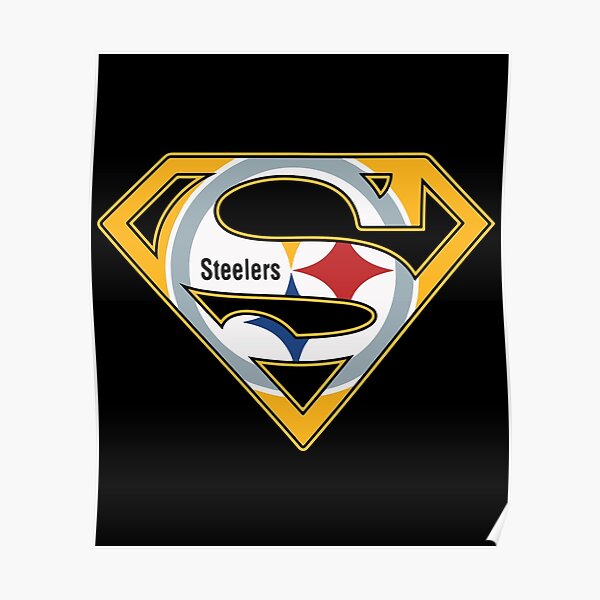 Pittsburgh Steelers Men Of Steel 1995 Poster – Vintage Poster Plaza