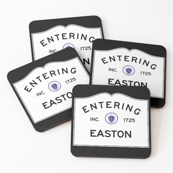 Item preview, Entering Easton Massachusetts - Commonwealth of Massachusetts Road Sign  designed and sold by NewNomads.