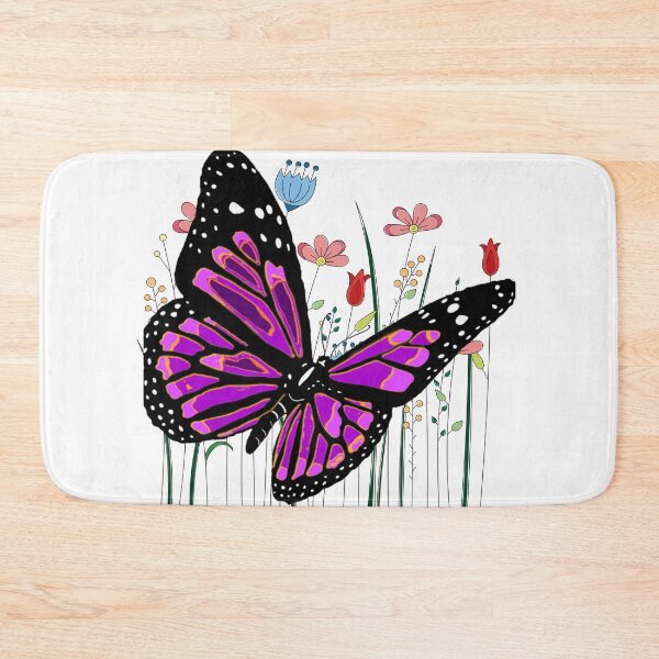 Item preview, Purple Butterfly with flowers birthday party designed and sold by LGMmugsdesign.