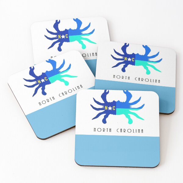 Item preview, Nautical NC Crab    (Outer Banks NC) Sticker designed and sold by SandraMaisinger.