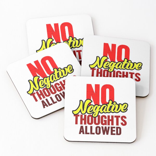 Item preview, No negative thoughts allowed designed and sold by SnowCristal2021.