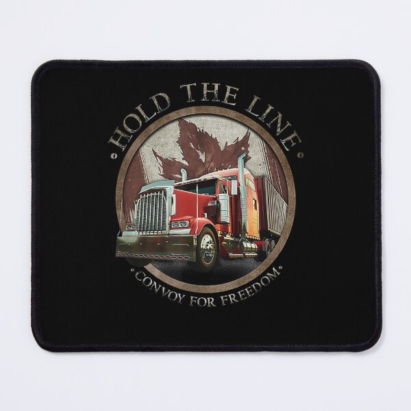 Item preview, Hold The Line - Convoy For Freedom Trucker Protest designed and sold by Andreberube.