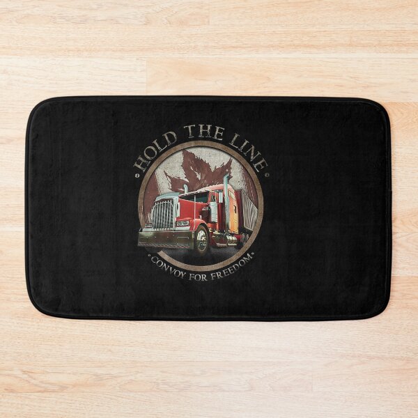 Item preview, Hold The Line - Convoy For Freedom Trucker Protest designed and sold by Andreberube.