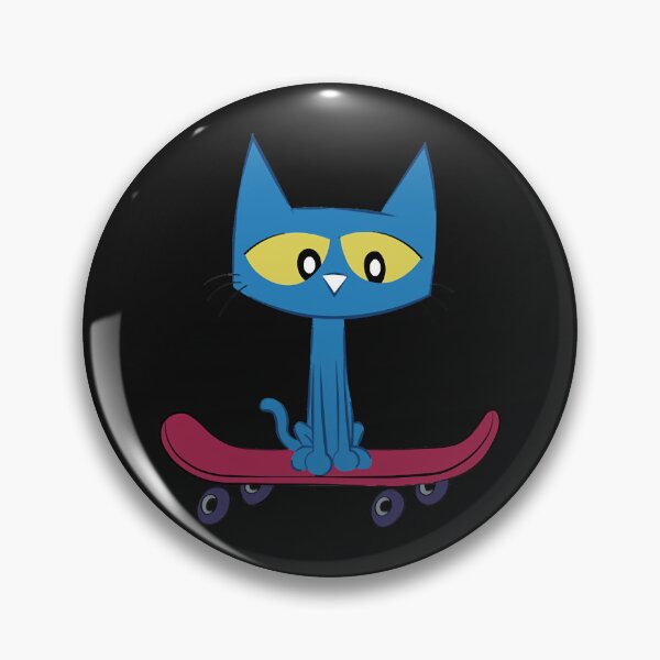Item preview, blue cat skateboarding Cap designed and sold by MargaretBuildin.