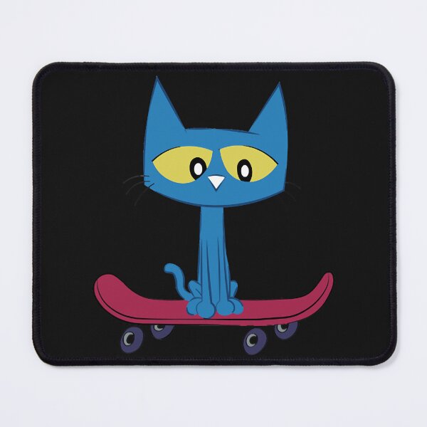 Item preview, blue cat skateboarding Cap designed and sold by MargaretBuildin.