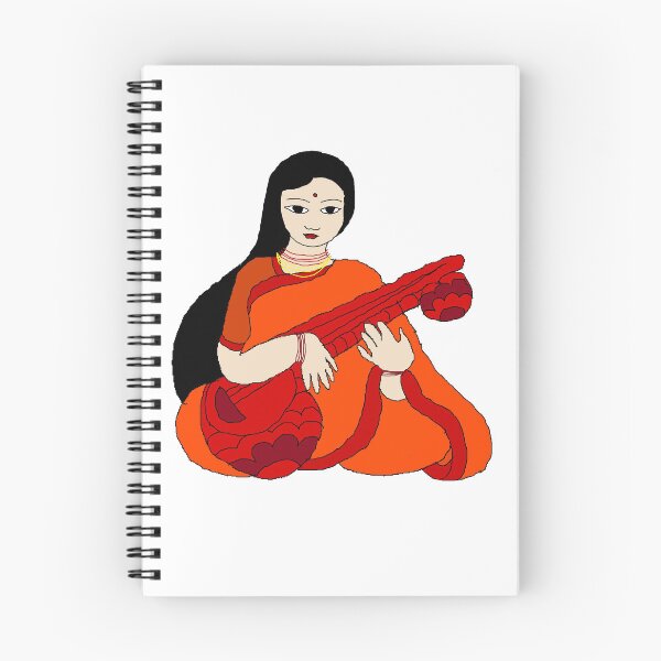 Item preview, Diosa Saraswati febrero de 2022 2 designed and sold by Sharmishtha Basu.