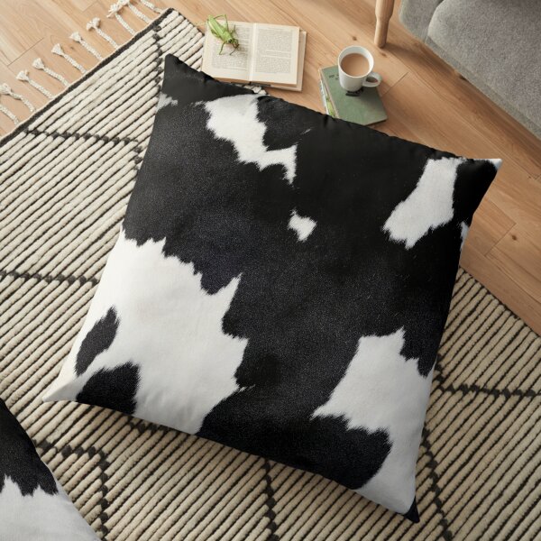 Multicolor Cute Farm Animal Illustration Throw Pillow 16x16 Stilo29 Baby Highland Cow Calf