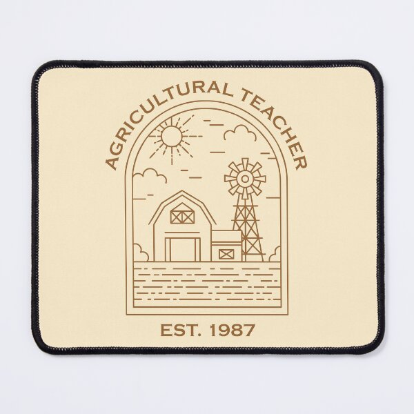 Item preview, Agricultural Teacher Aesthetic Line Art designed and sold by FebsProjects.