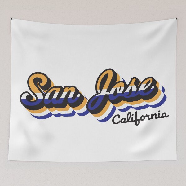 Item preview, San Jose California Retro City designed and sold by VintageRetroDep.