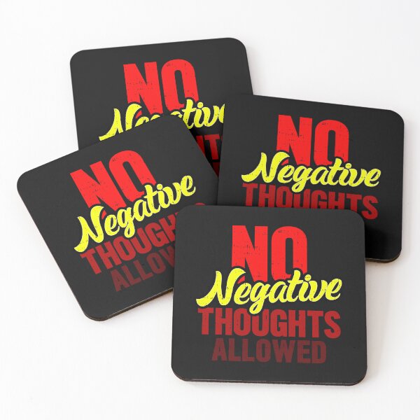 Item preview,  No negative thoughts allowed designed and sold by SnowCristal2021.