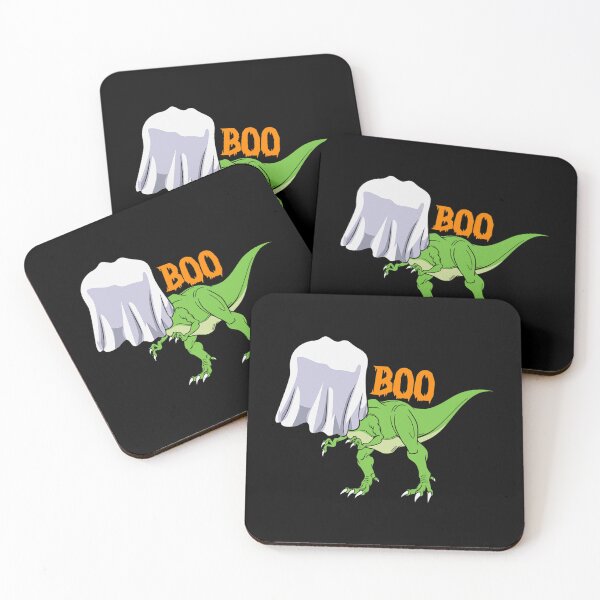 Item preview, halloween dinosaur t rex ghost pumpkin costume  boys kids  designed and sold by LaydyJulie.
