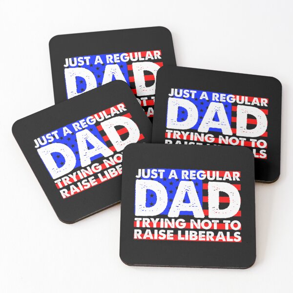Item preview, just a regular dad trying not to raise liberals america flag  designed and sold by LaydyJulie.