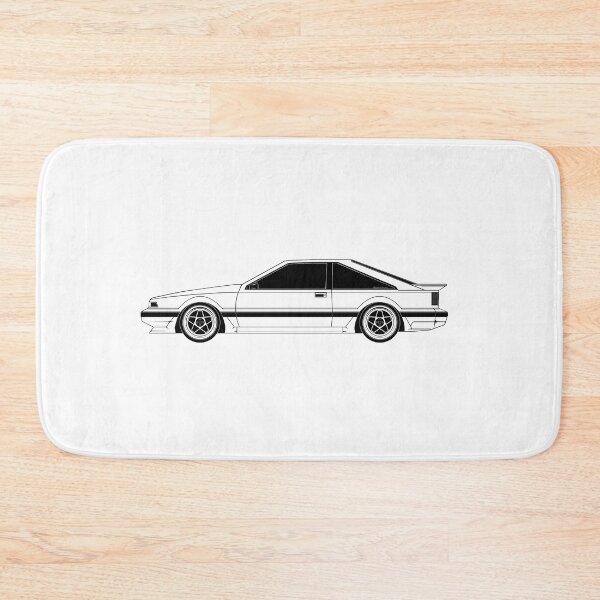 Item preview, 1988 Nissan 200SX-Silvia-180ZX S12 Side picture. monochrome designed and sold by Asolo99.